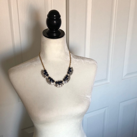 Like New J. Crew Statement Necklace - Navy - Picture 8 of 8